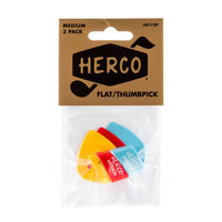 Herco Herco Flat/Thumbpick 3-Pack Medium HE112P tgt11