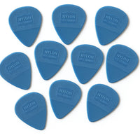 Herdim Nylon Guitar Pick U2's The Edge Favorite Blue 10-pack