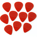 Herdim Nylon Guitar Pick U2's The Edge Favorite Red 10-pack