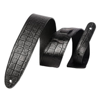 Hipstrap Stränginstrument Hipstrap Classic Black American Alligator Strap tgt11