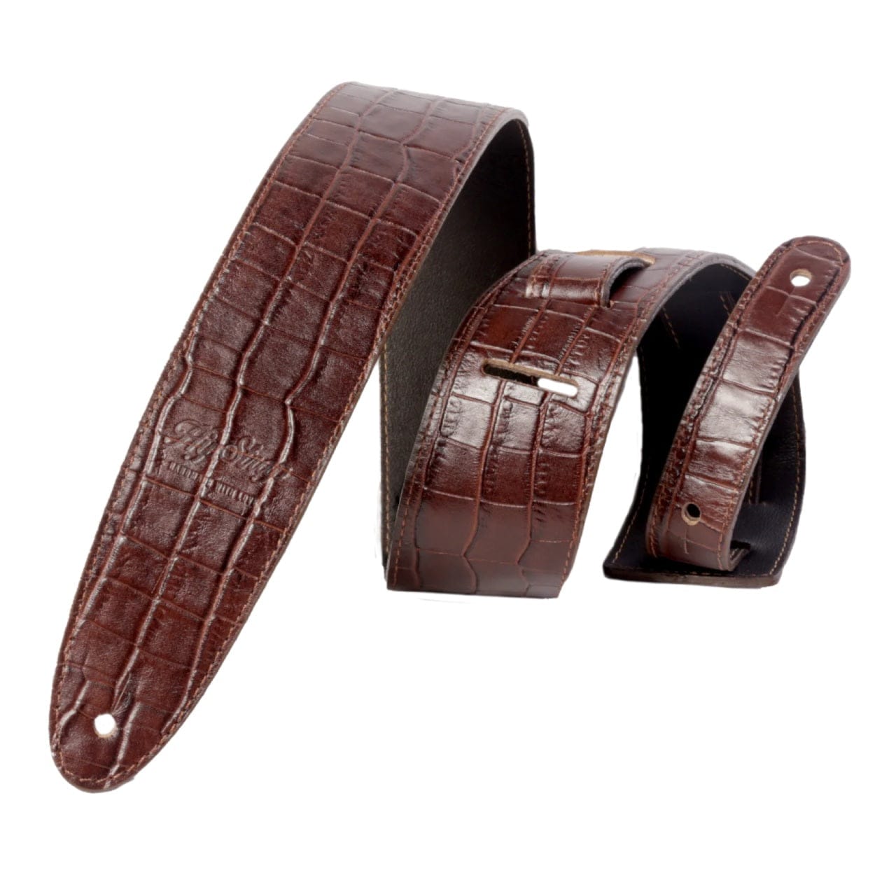 Hipstrap Stränginstrument Hipstrap Classic Bourbon American Alligator Strap tgt11