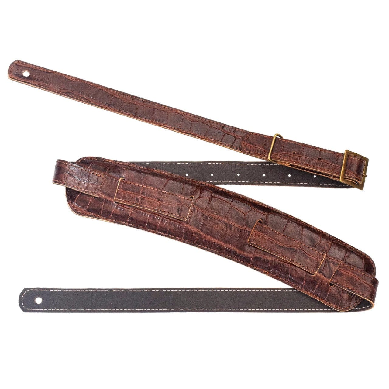 Hipstrap Stränginstrument Hipstrap Classic The 1950 Bourbon American Alligator Strap tgt11