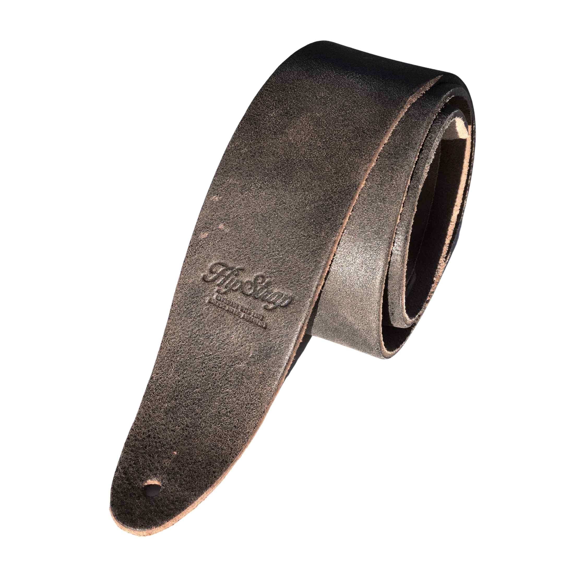 Hipstrap Stränginstrument Hipstrap Distressed Black Classic Leather Strap tgt11