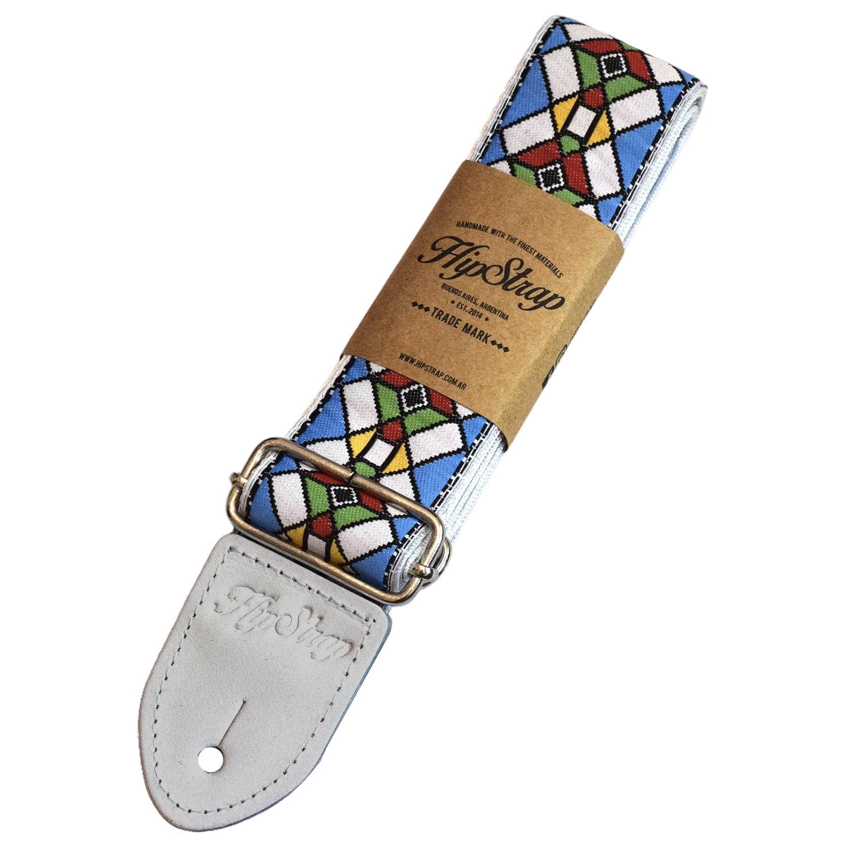 Hipstrap Stränginstrument Hipstrap Stained Glass Blue Jacquard Strap tgt11