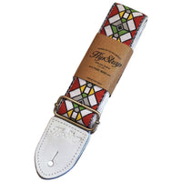Hipstrap Stränginstrument Hipstrap Stained Glass Red Jacquard Strap tgt11