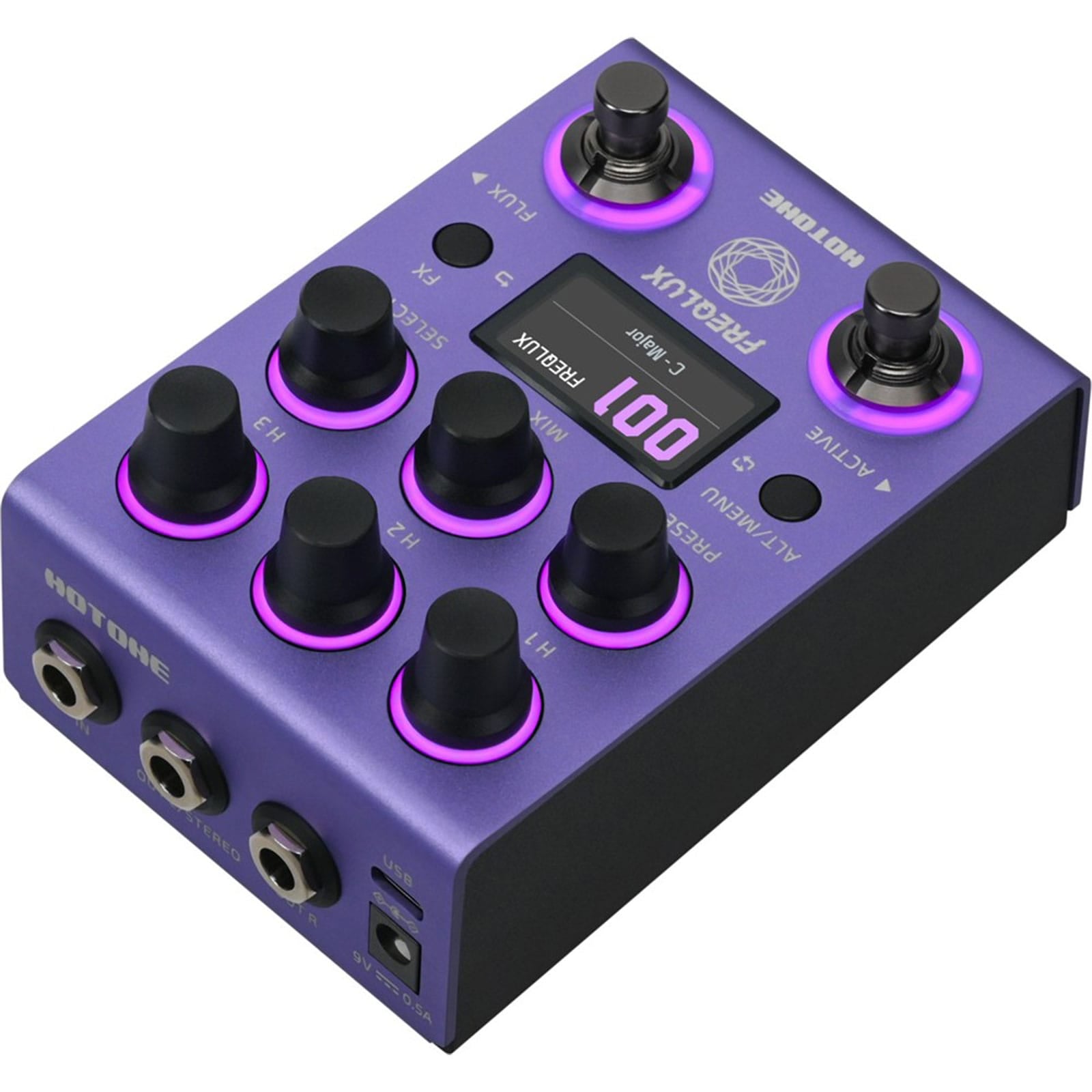 Hotone Pitch Shifters & Harmonizers Hotone Freqlux Tri Pitch Engine tgt11