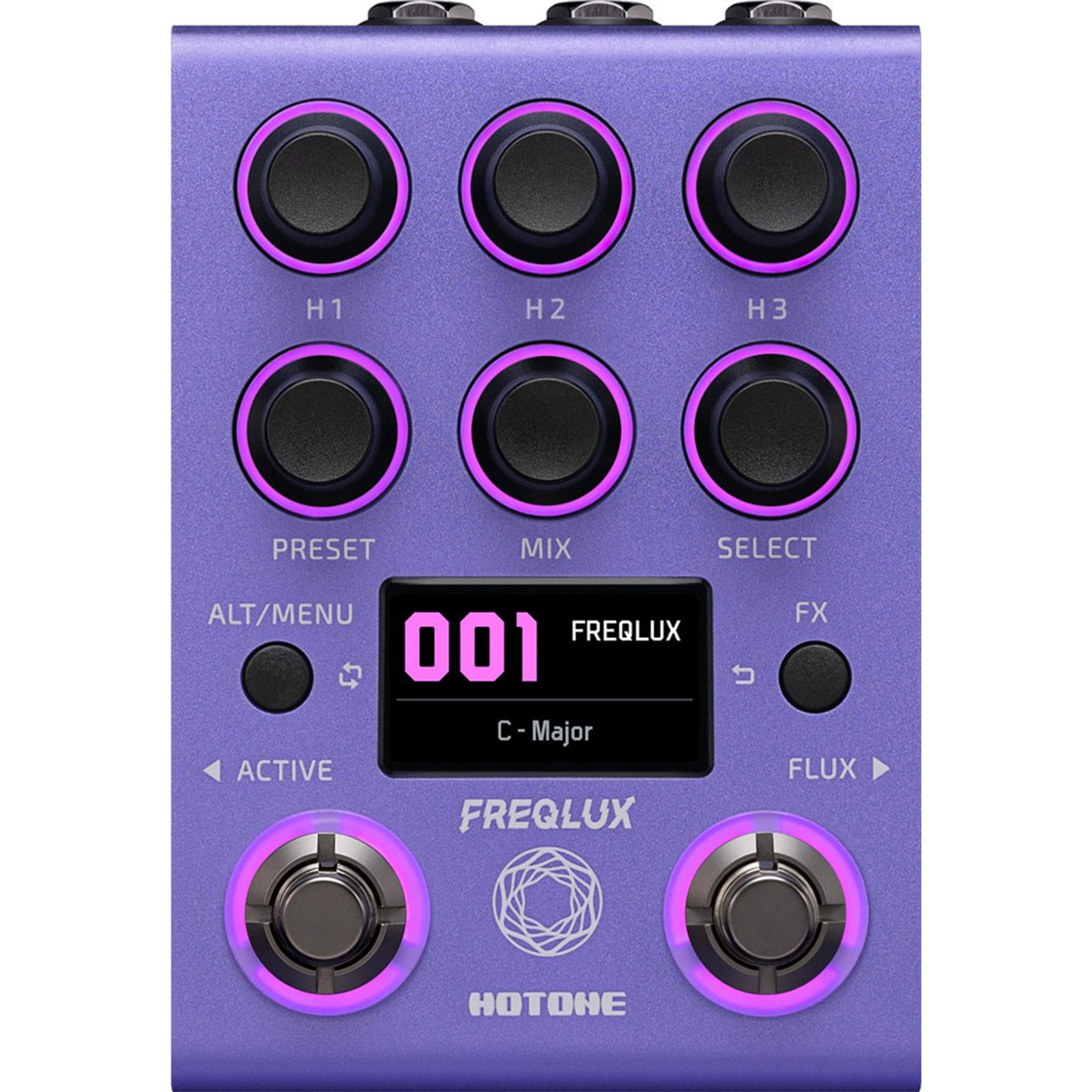Hotone Pitch Shifters & Harmonizers Hotone Freqlux Tri Pitch Engine tgt11