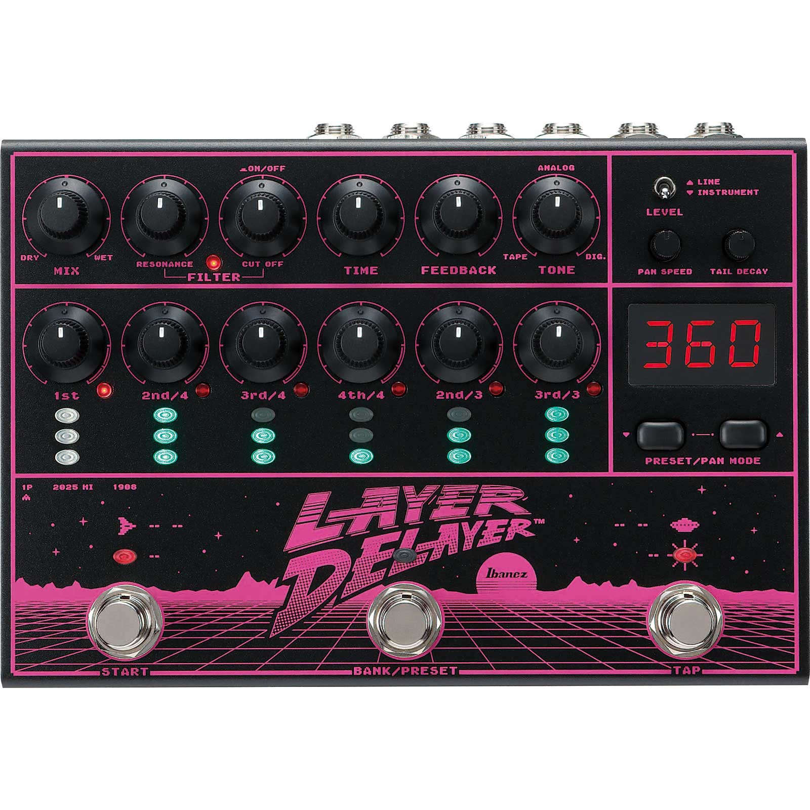 Ibanez Ibanez LD303 Layer Delayer Multi Head Delay Pedal tgt11