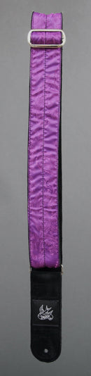 JayKco Purple Paisley on Black Suede