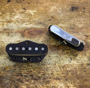 Monty*s Retro Wind Telecaster Pickup Set / Raw Nickel