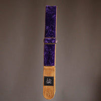 Jaykco Guitar Straps Stränginstrument Jaykco Purple Velvet Krinkle On Toast tgt11