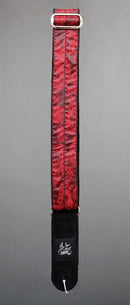 Jaykco Guitar Straps Stränginstrument JayKco Red Paisley on Black Suede tgt11