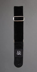 Jaykco Guitar Straps Stränginstrument JayKco Straps Black On Black Velvet tgt11