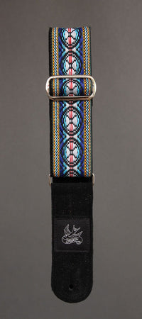 Jaykco Guitar Straps Stränginstrument JayKco Straps Blue Oval Woven tgt11