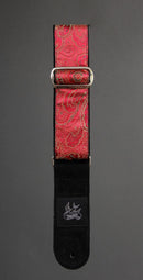 Jaykco Guitar Straps Stränginstrument JayKco Straps Red and Gold Paisley tgt11