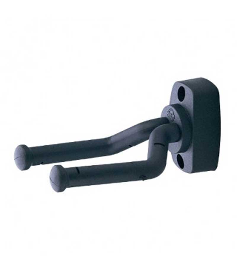 K&M Stränginstrument K&M 16280 Väggfäste gitarr svart tgt11