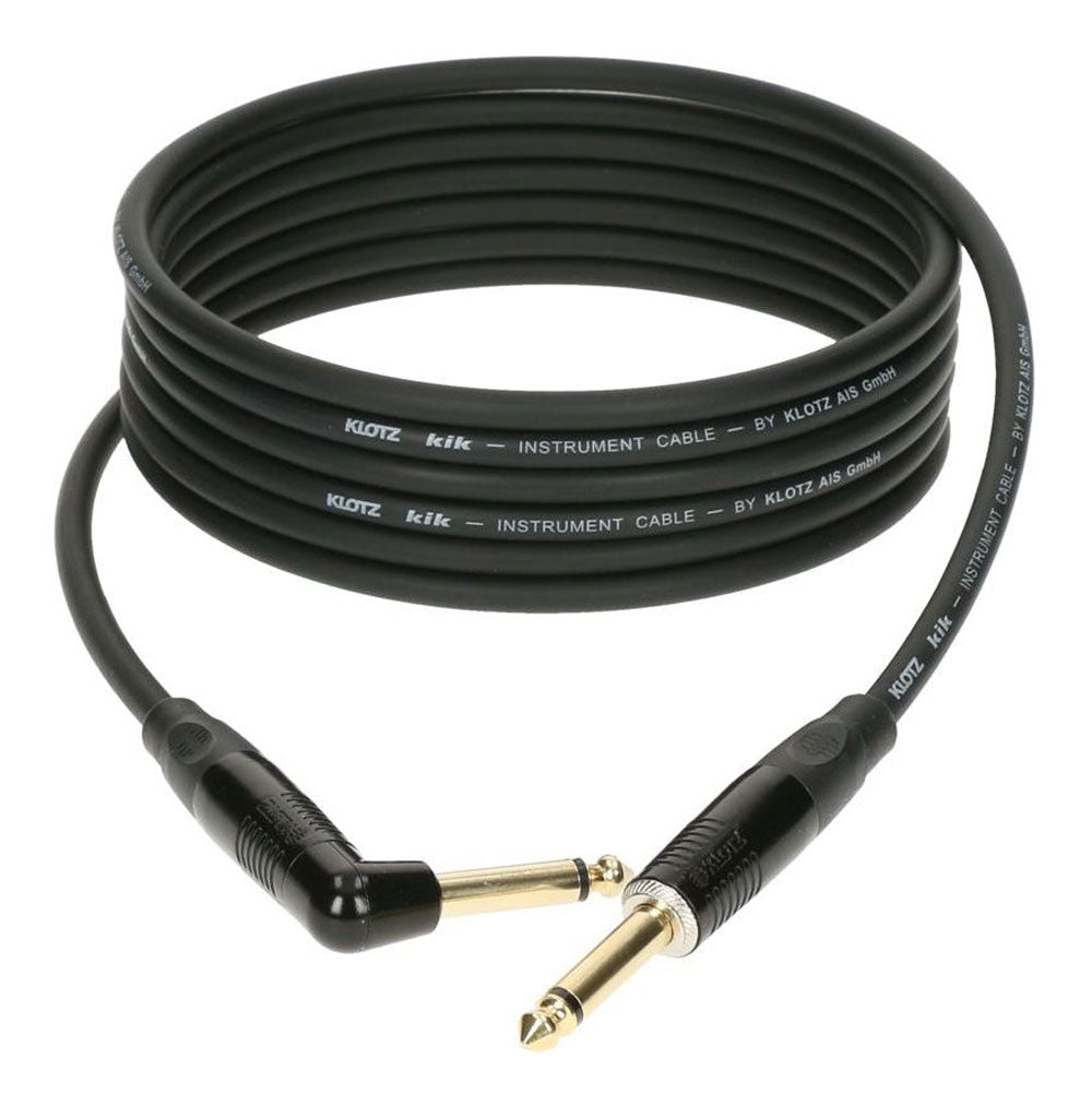 Klotz KIK PRO Black 4,5m STR-RA Instrument Cable