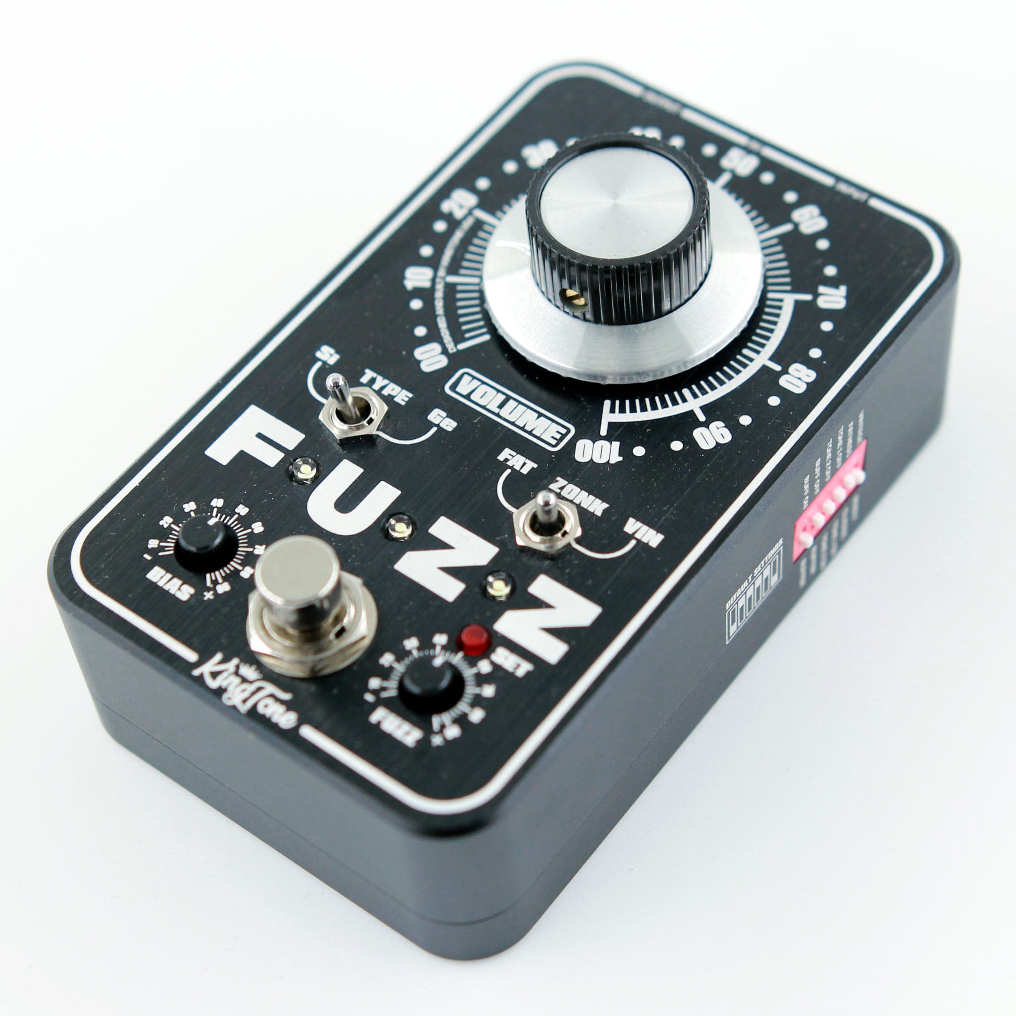 King Tone miniFUZZ V2 Black - tgt11 – These Go To 11