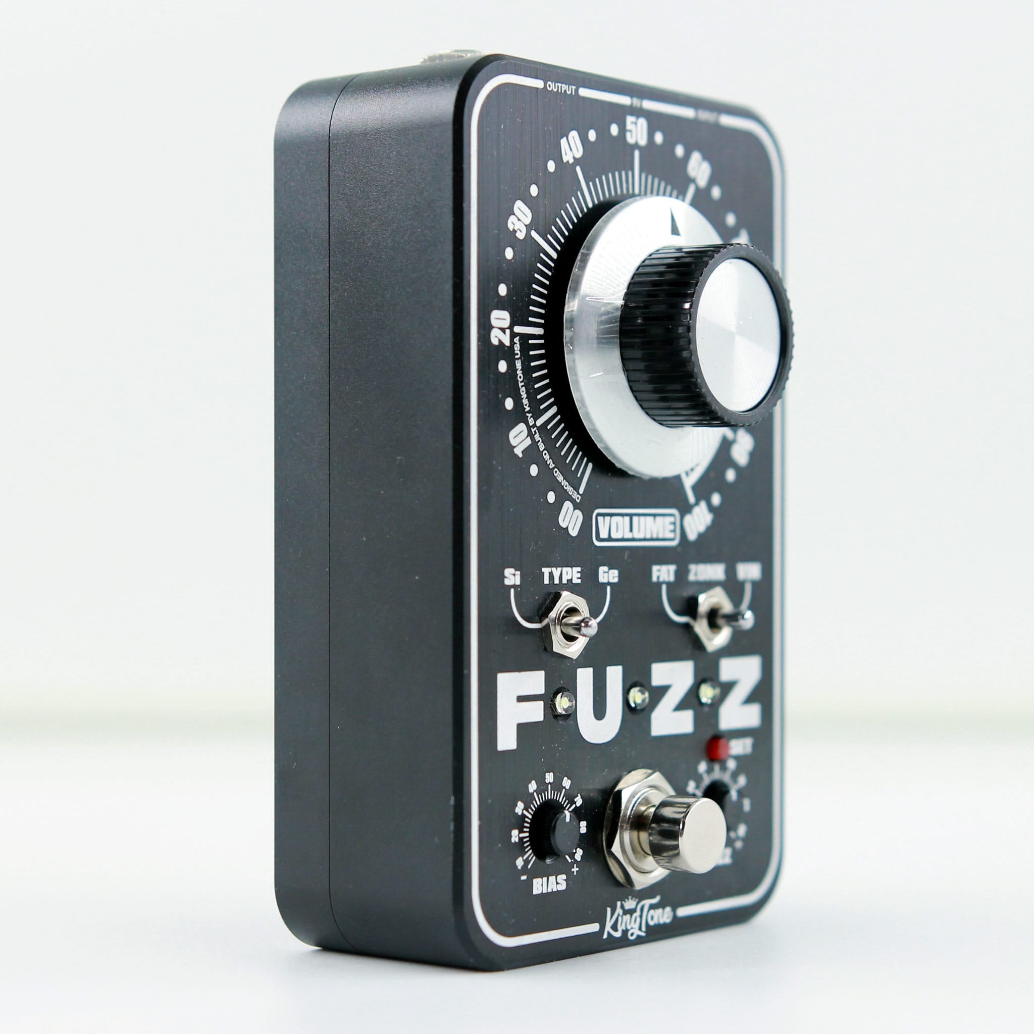 King Tone miniFUZZ V2 Black - tgt11 – These Go To 11 King Tone miniFUZZ V2 Black - tgt11 – These Go To 11