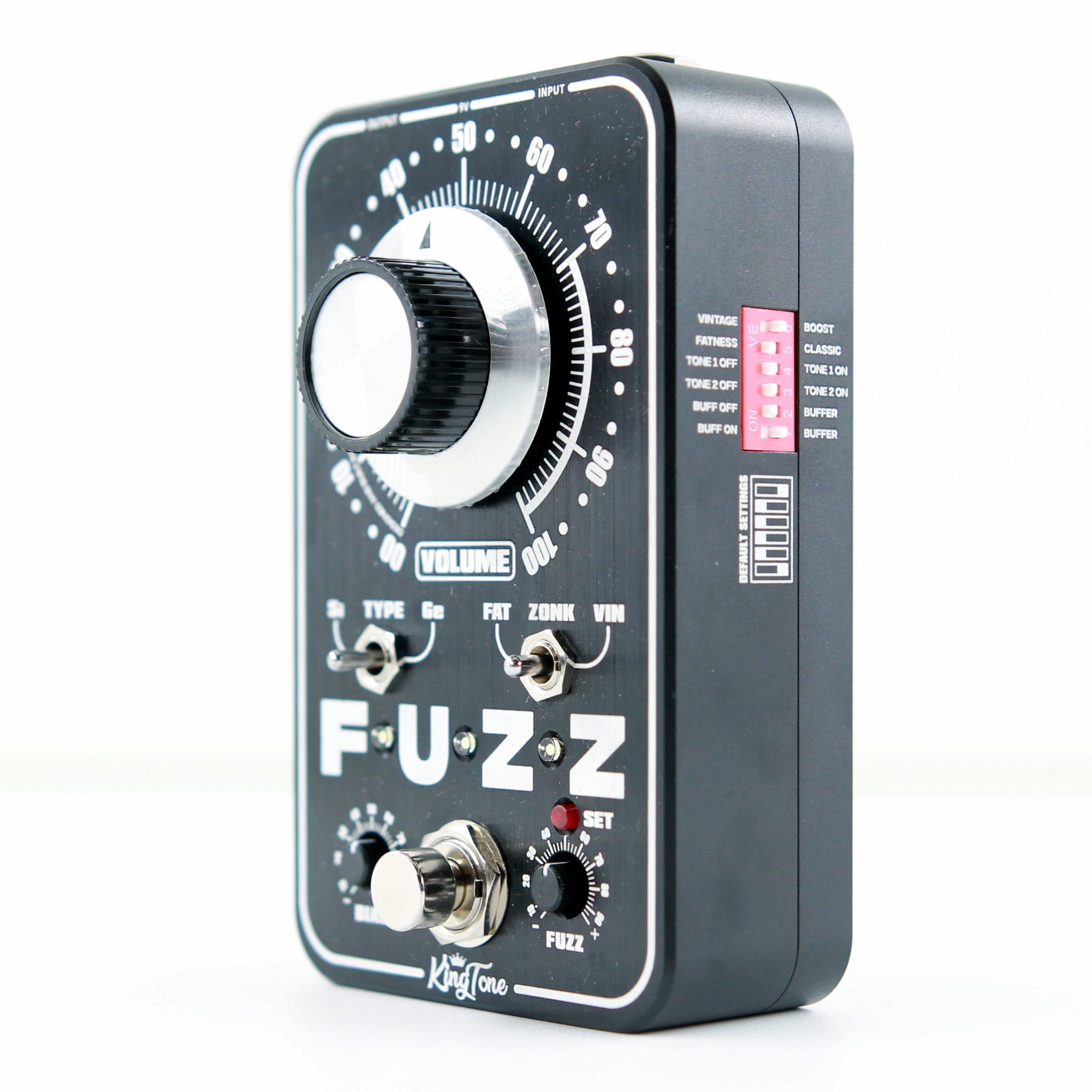King Tone miniFUZZ V2 Black - tgt11 – These Go To 11