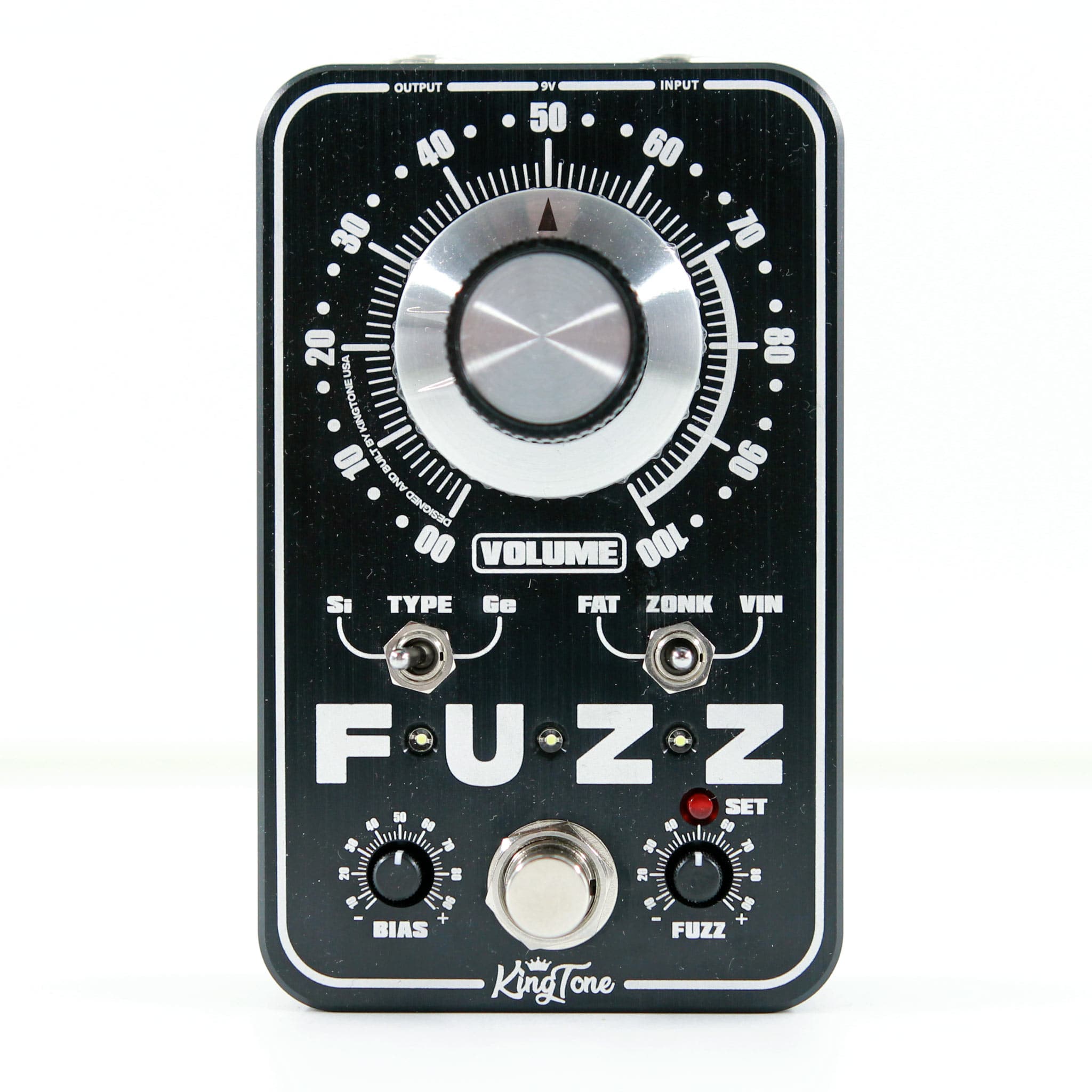 King Tone miniFUZZ V2 Black - tgt11 – These Go To 11