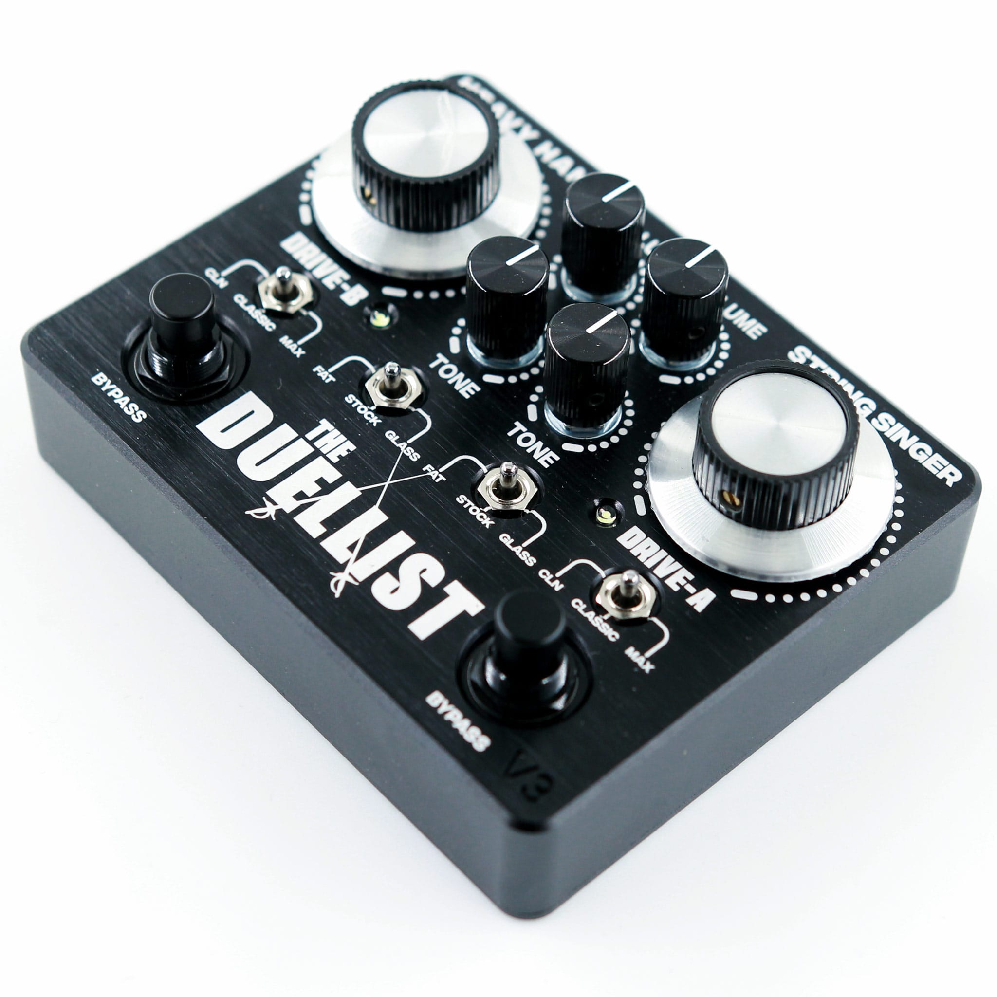 King Tone Overdrive King Tone The Duellist V3 Dual Overdrive Black tgt11