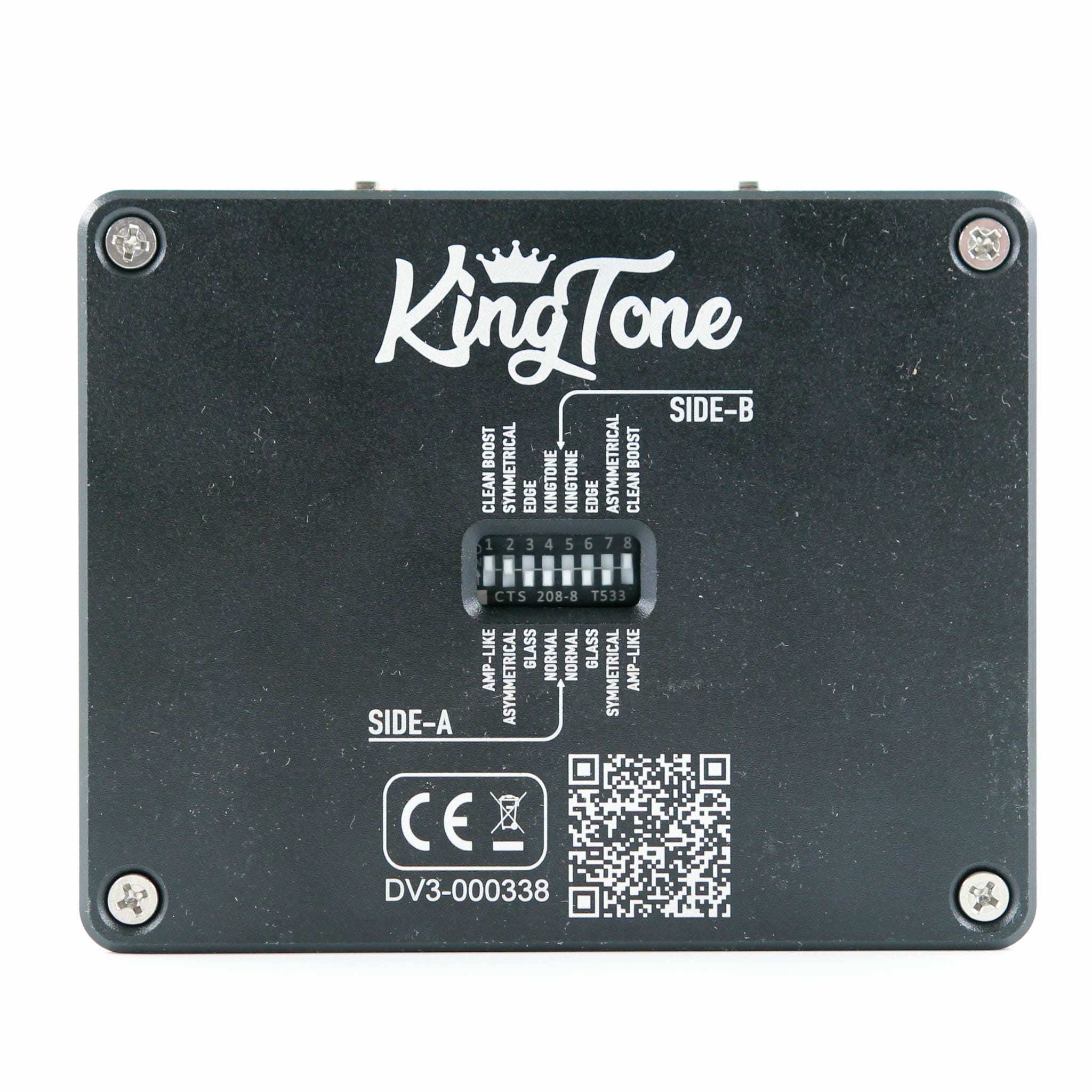 King Tone Overdrive King Tone The Duellist V3 Dual Overdrive Black tgt11
