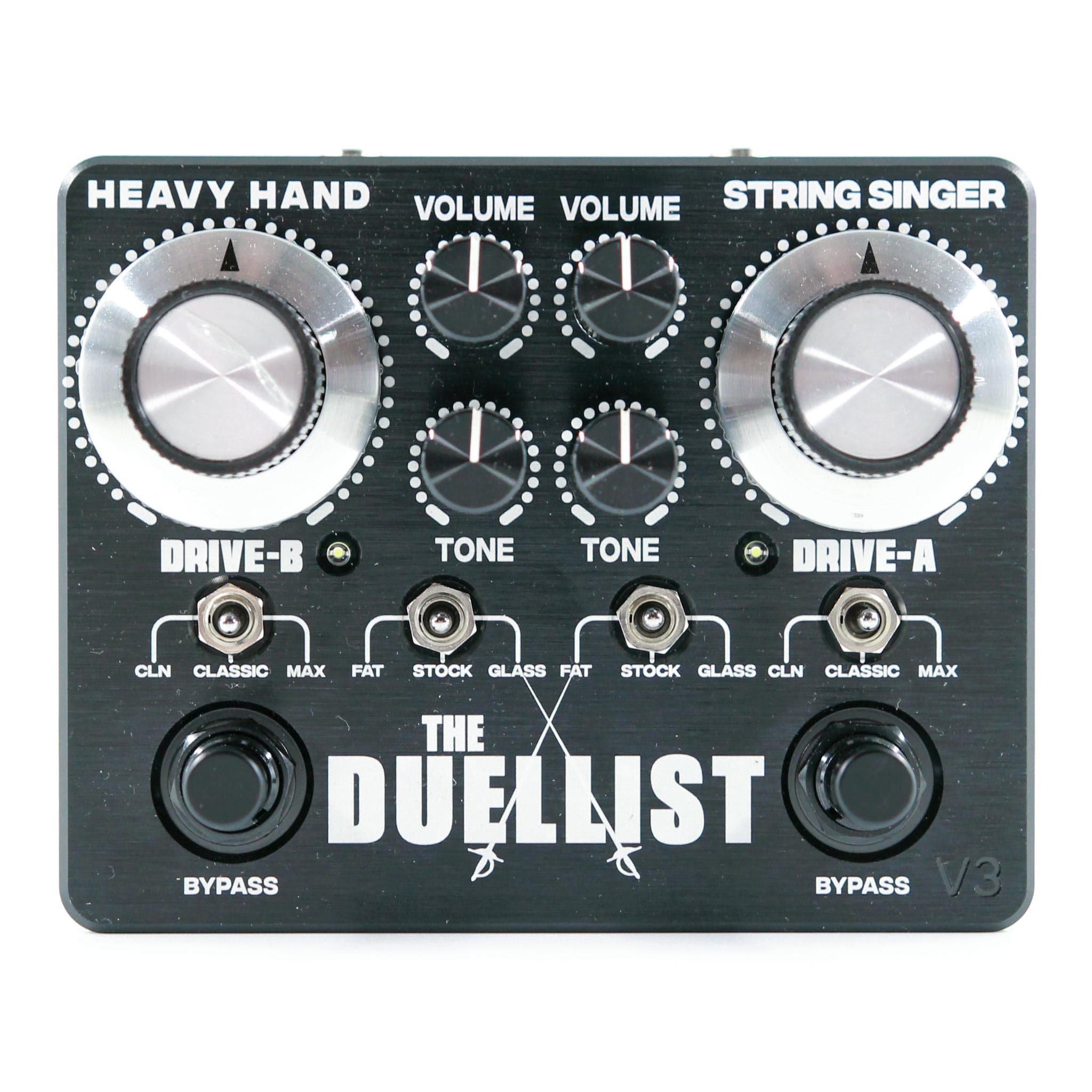 King Tone Overdrive King Tone The Duellist V3 Dual Overdrive Black tgt11