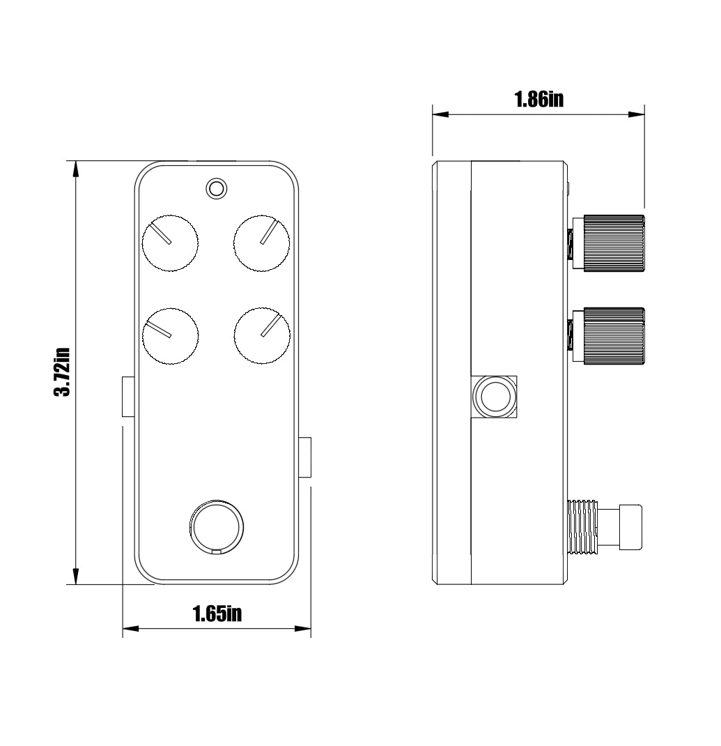 King Tone Overdrive King Tone The Soloist Mini tgt11