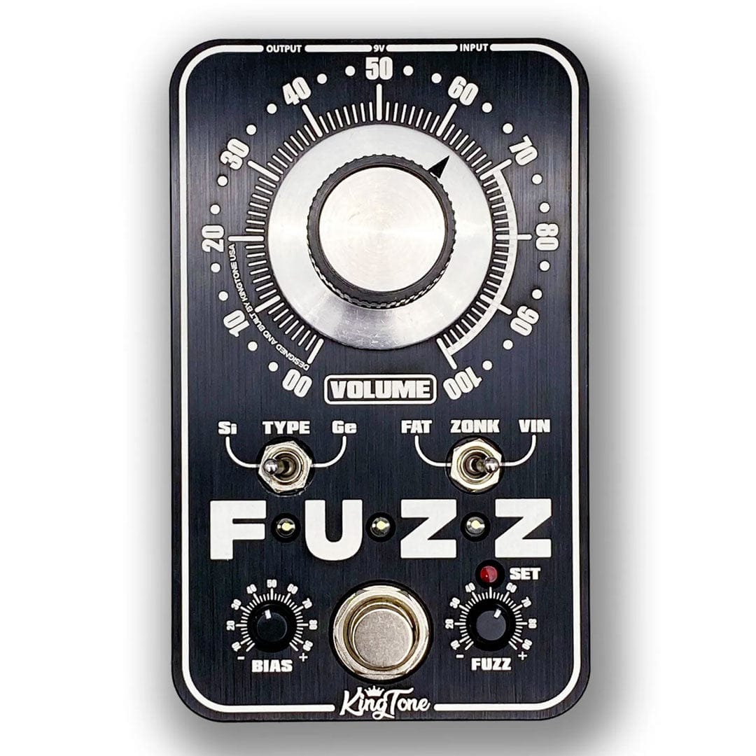 King Tone Pedaler King Tone miniFUZZ V2 Black panel tgt11