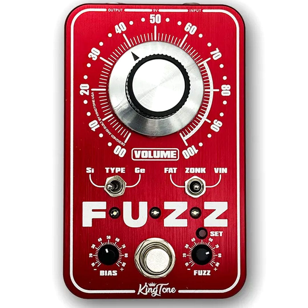 King Tone Pedaler King Tone miniFUZZ V2 Red tgt11
