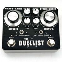 King Tone Pedaler King Tone The Duellist Dual Overdrive Silver with Black Panel tgt11