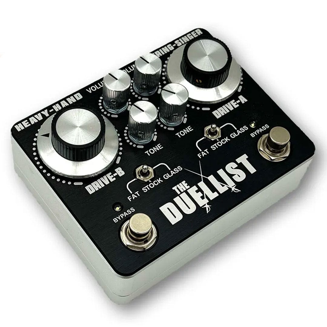 King Tone Pedaler King Tone The Duellist Dual Overdrive Silver with Black Panel tgt11