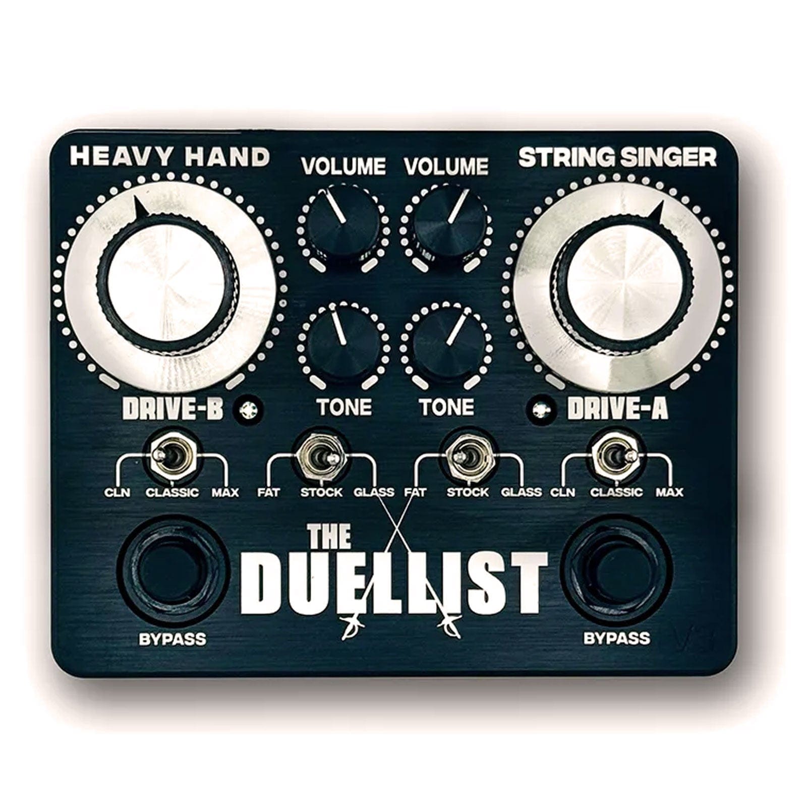King Tone Pedaler King Tone The Duellist V3 Dual Overdrive Black tgt11