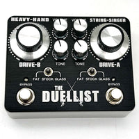 King Tone The Duellist Dual Overdrive Silver with Black Panel