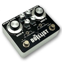 King Tone The Duellist Dual Overdrive Silver with Black Panel