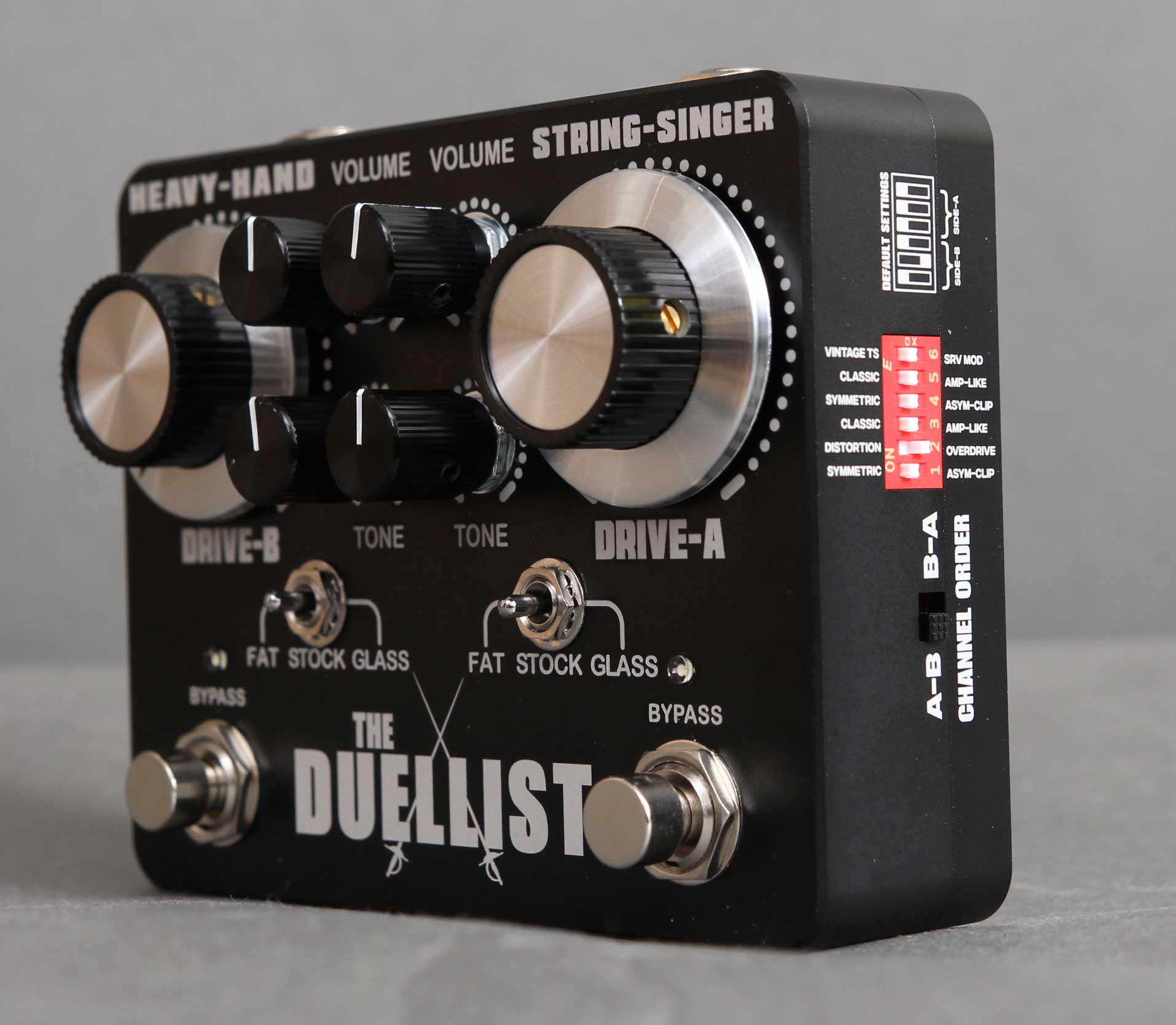 King Tone The Duellist Dual Overdrive Black