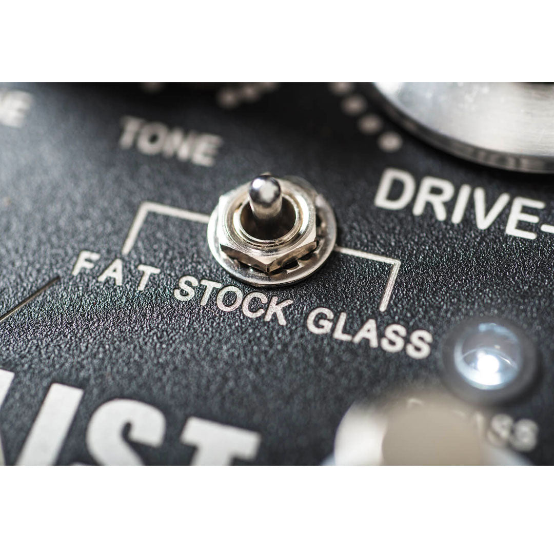King Tone The Duellist Dual Overdrive Silver with Black Panel