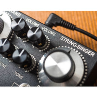 King Tone The Duellist Dual Overdrive Silver with Black Panel
