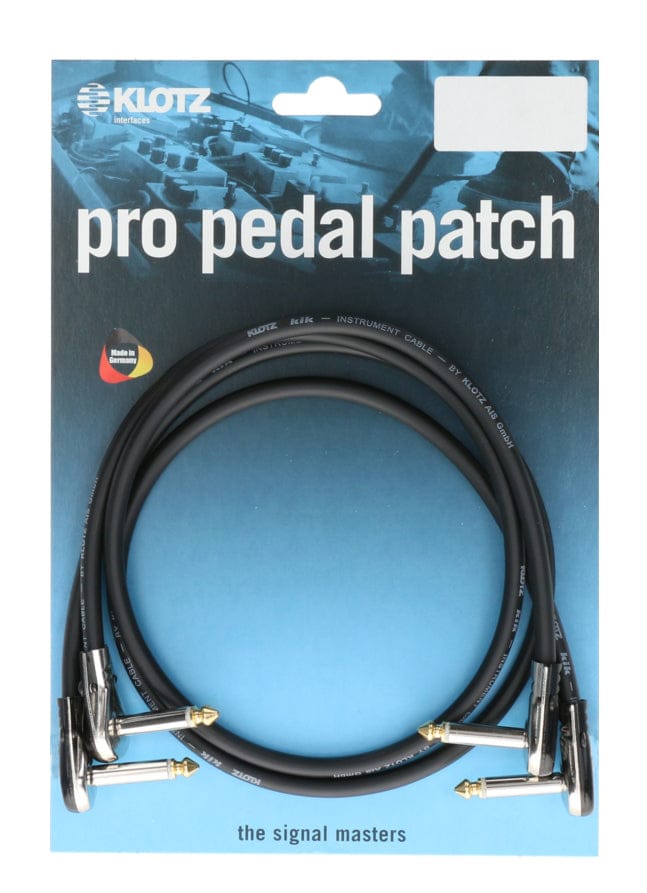 Klotz Tillbehör Klotz KPK Patchlead 0,15m black 2pcs tgt11