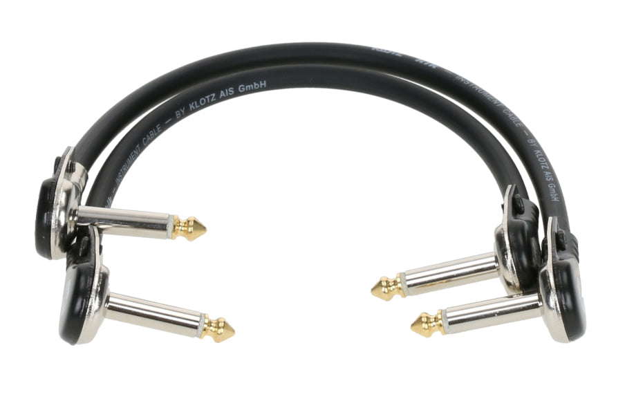 Klotz KPK Patchlead 0.9m black 2pcs