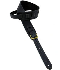 Leathergraft Straps Stränginstrument Leathergraft Roadworn Buckle Guitar Strap Black tgt11