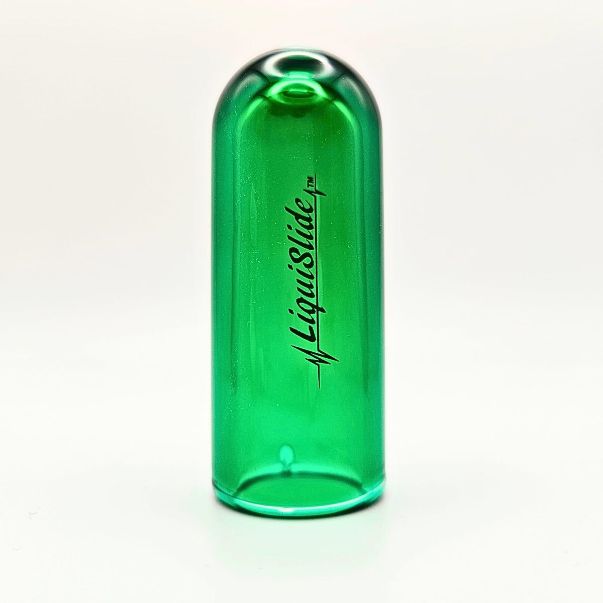 LiquiSlide Slides The LiquiSlide Pinky XS Sized Glass Guitar Slide Go Green tgt11