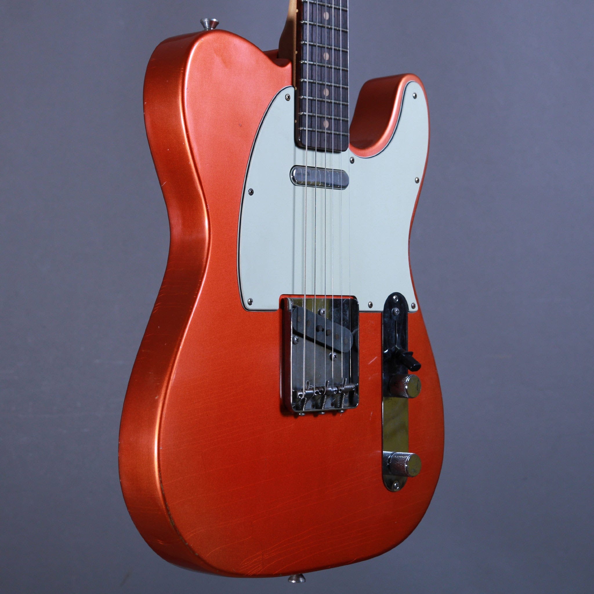 Mario Martin Guitars Elgitarr Mario Martin T-Style Faded Candy Apple Light Relic tgt11