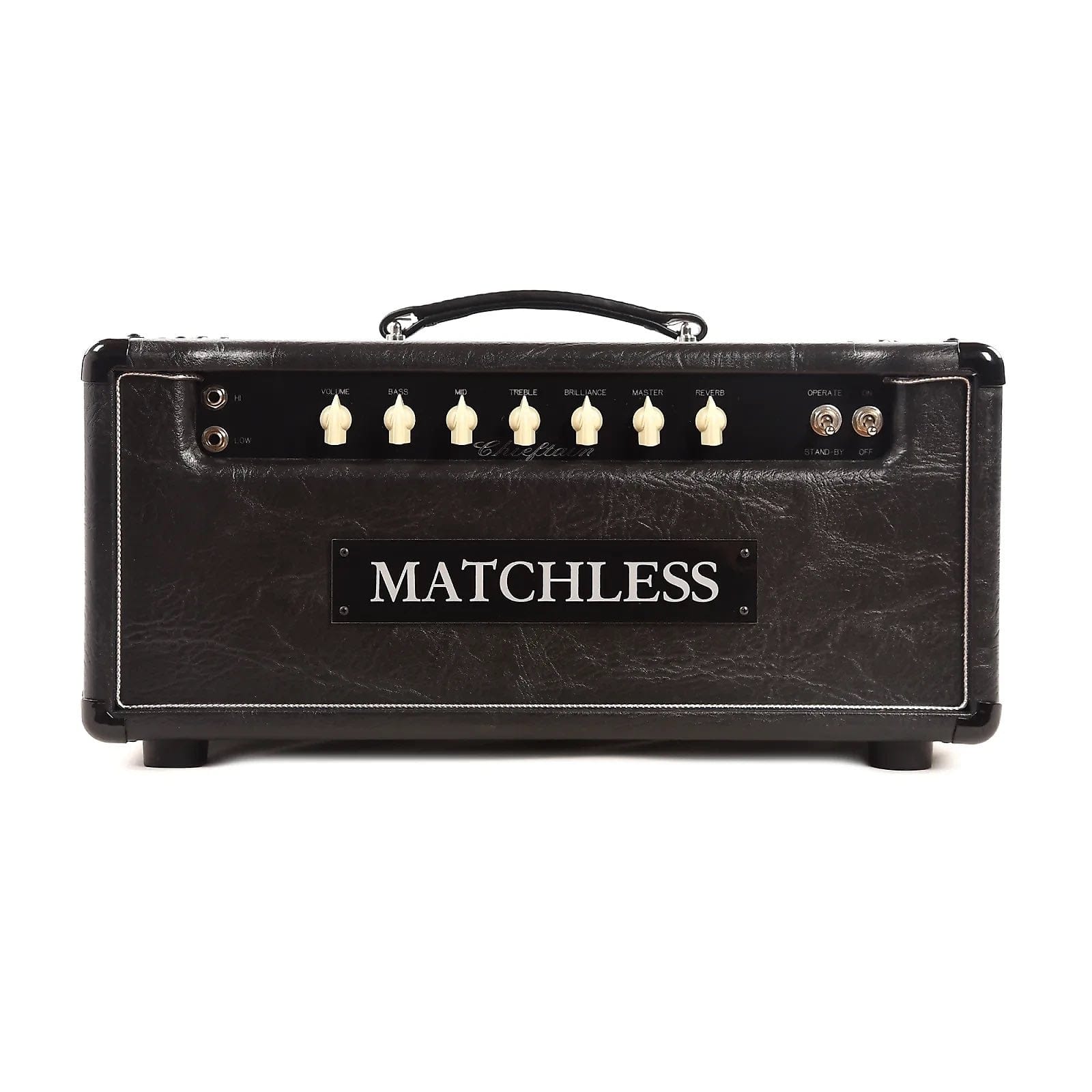 Matchless Amps Förstärkare Matchless Chieftain Reverb 40W Head Black tgt11