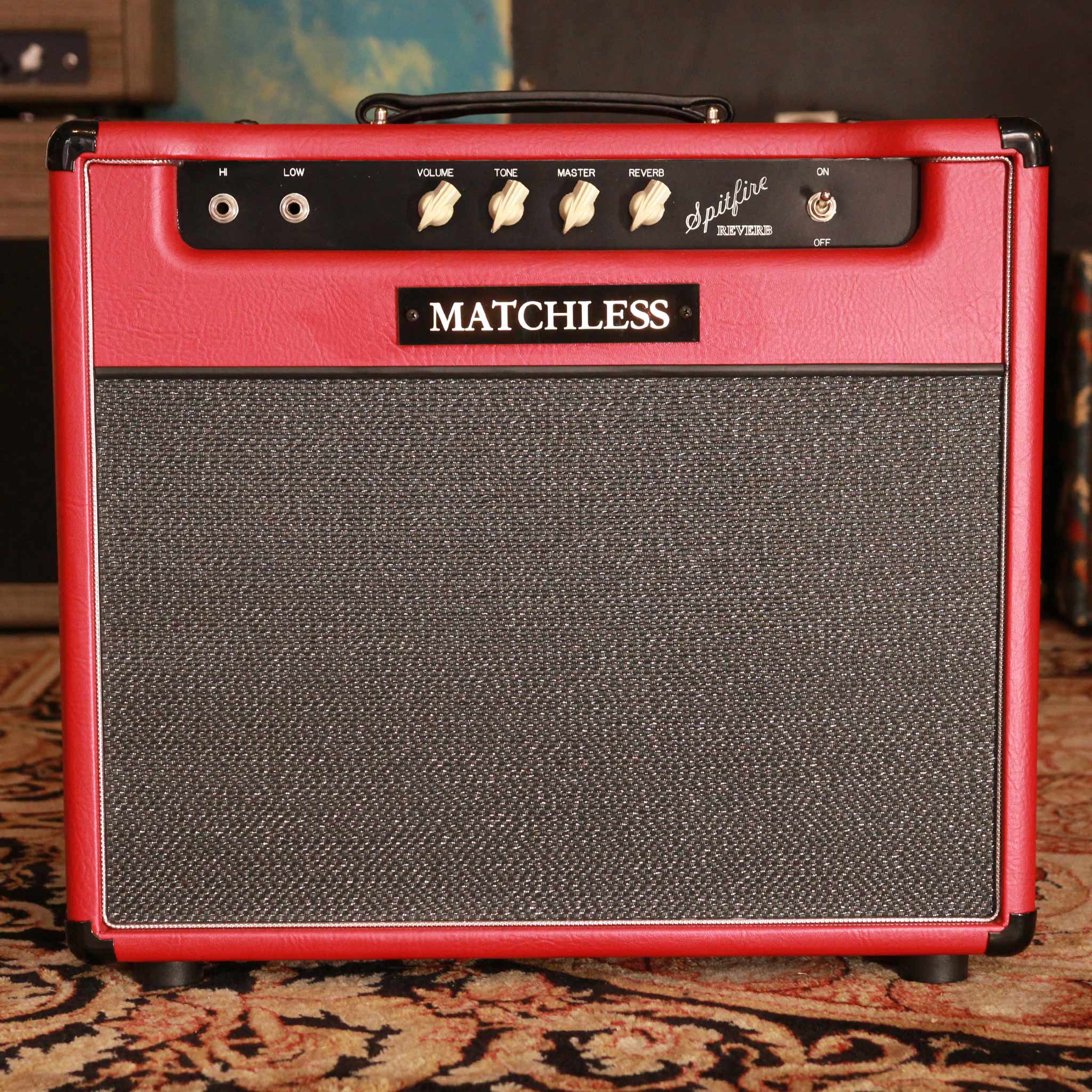 Matchless Amps Förstärkare Matchless Spitfire SP-112R 1x12 15 Watt Combo with Reverb Burgundy tgt11