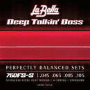 La Bella 760FS Deep Talkin Bass Flats - Standard 45-105
