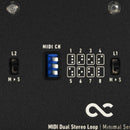 One Control Minimal Series MIDI Dual Stereo Loop
