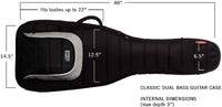 MONO cases Stränginstrument Mono M80 Dual Electric Bass Case Black M80-2B-BLK tgt11