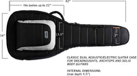 Mono M80 Dual Acoustic/Electric Case Black HMO M80-CLUB-V2-BLK